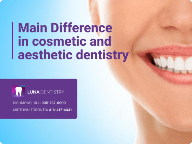 Main Difference in cosmetic and esthetic dentistry-min Main Difference in cosmetic and esthetic dentistry-min