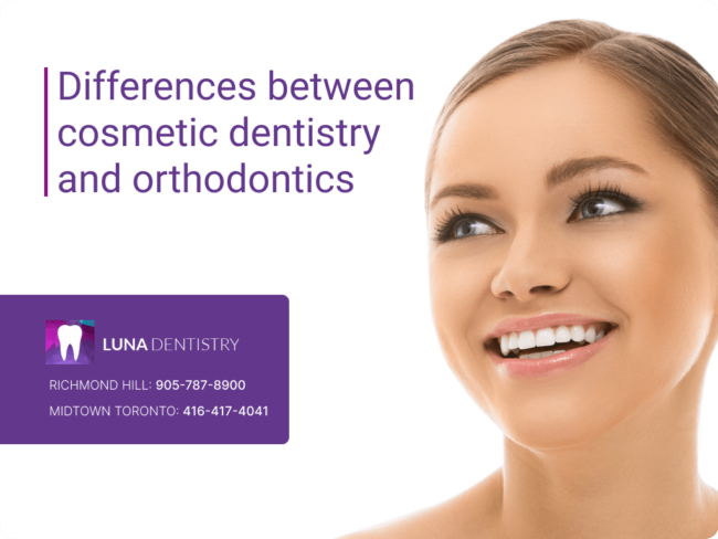 Differences between cosmetic dentistry and orthodontics-min Differences between cosmetic dentistry and orthodontics-min